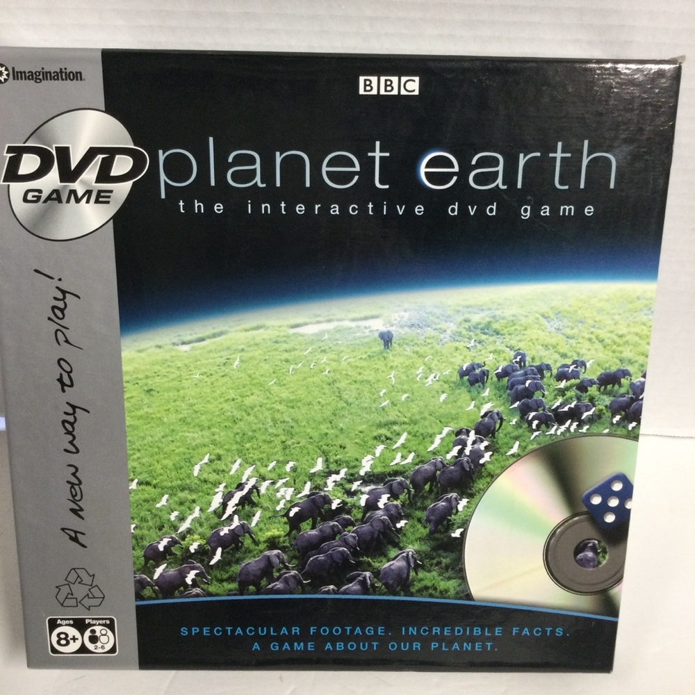 Planet Earth DVD The Interactive dvd Game like New A game about our earth.